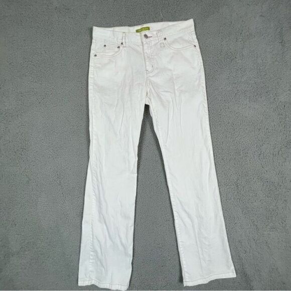 SIGRID OLSEN WOMENS JEANS WHITE SIZE 8 - Picture 1 of 9